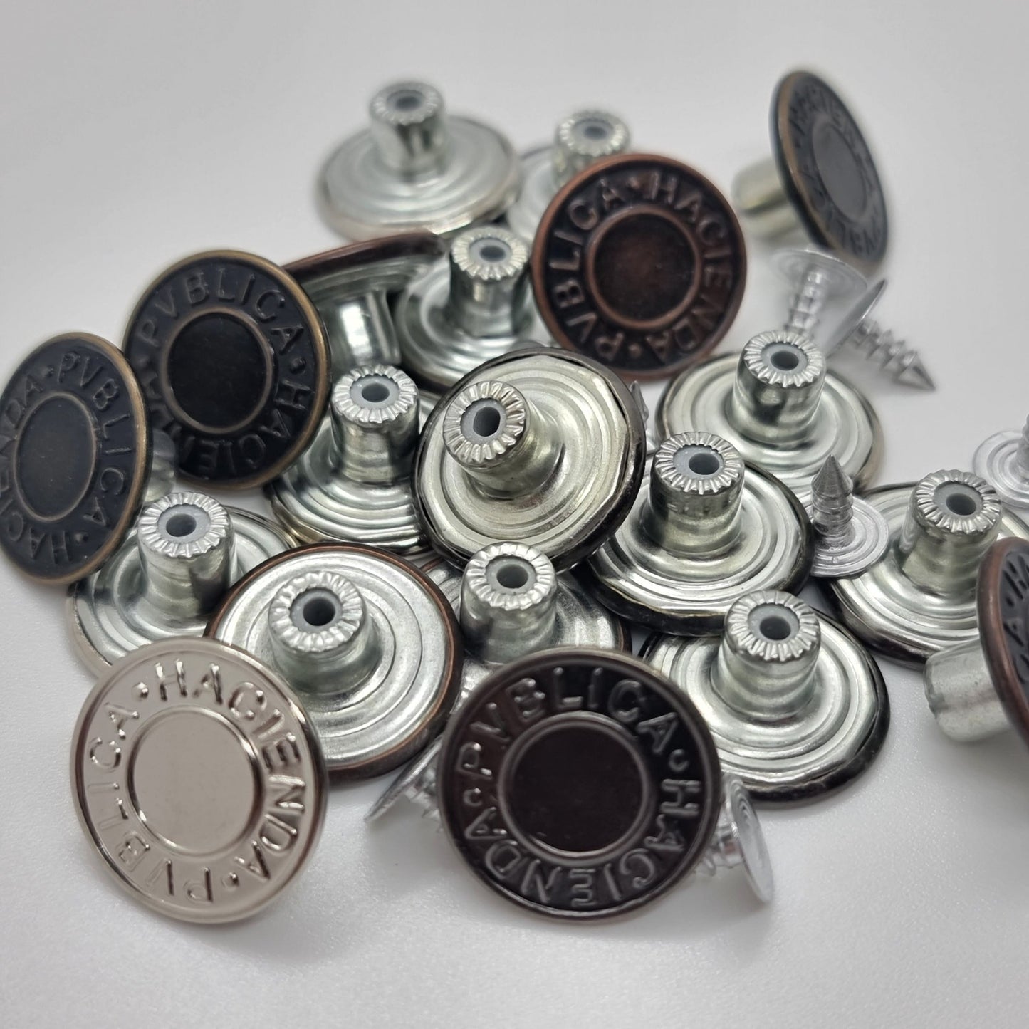 17mm Jeans Buttons Metal