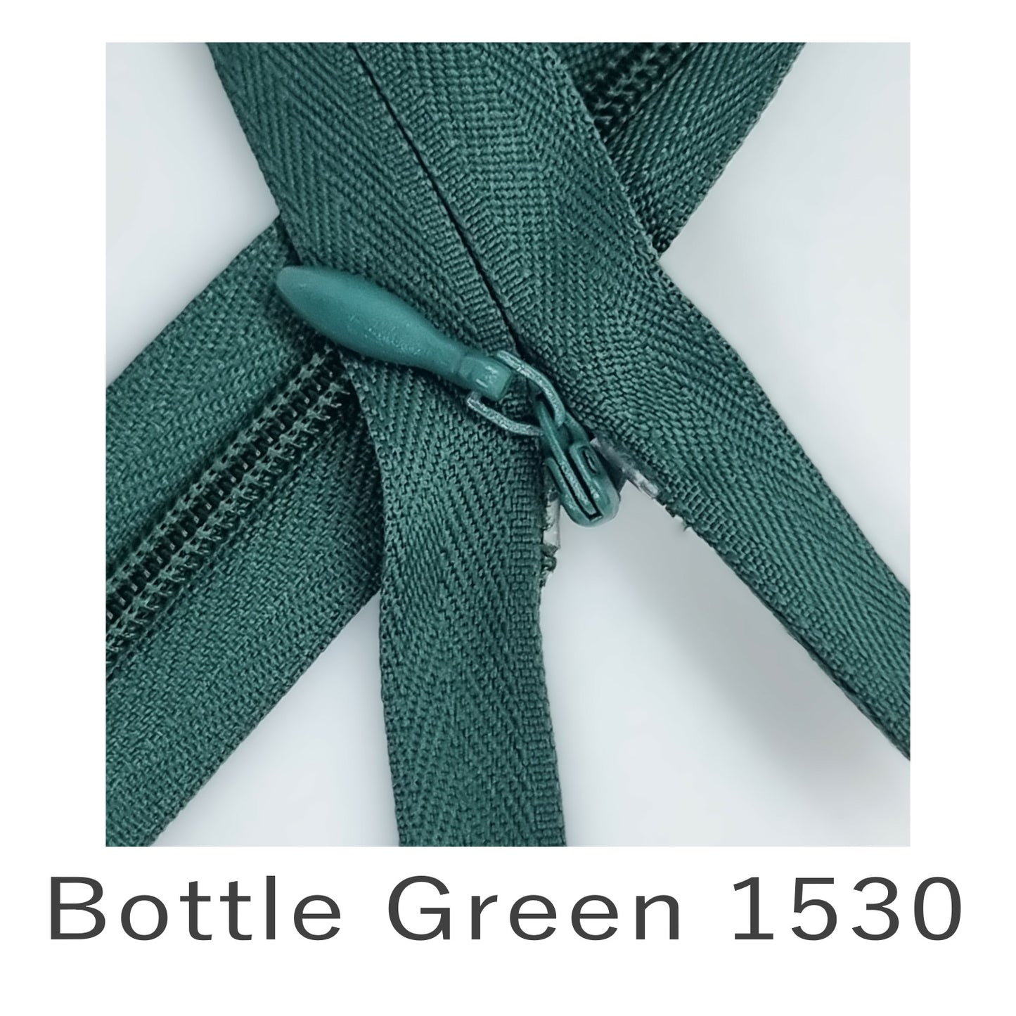 Concealed Zip Bottle Green 1530