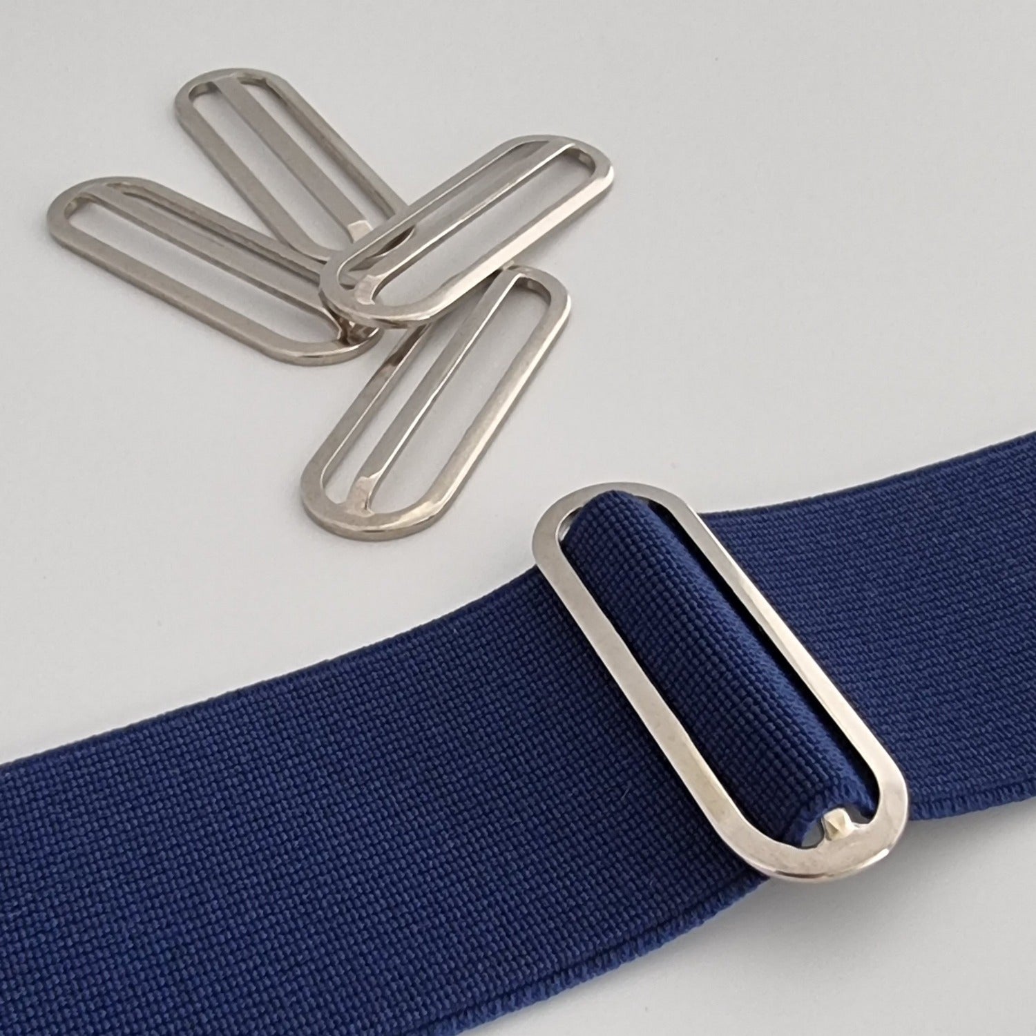 Metal Slip Lock Buckle Nurse Belt Adjuster Slider 50mm