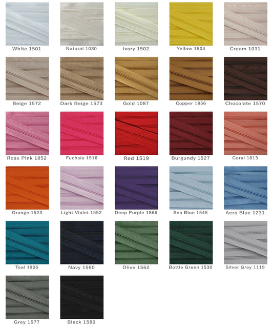 No.3 Continuous Zip Tape