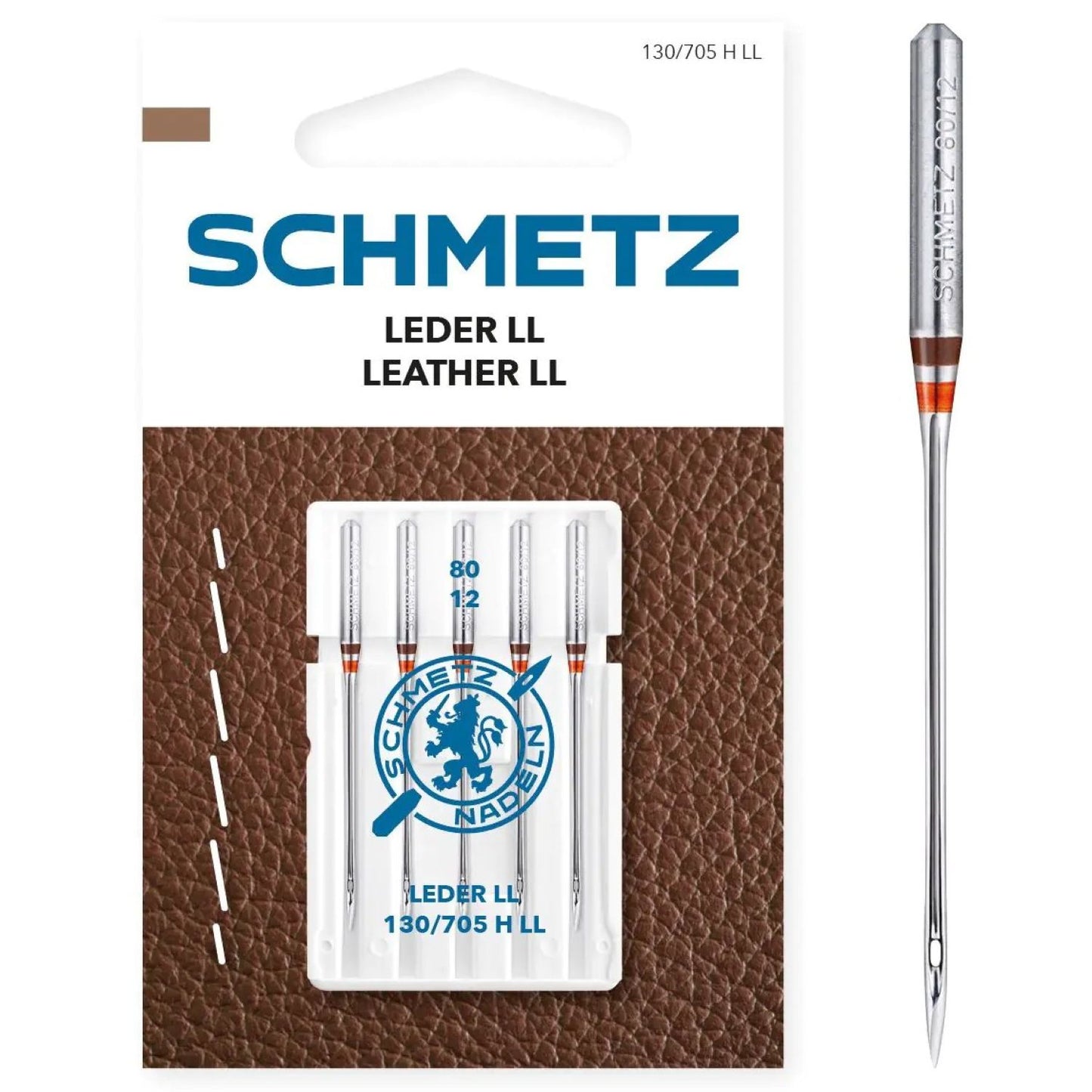Schmetz Leather Sewing Machine Needles Size 80