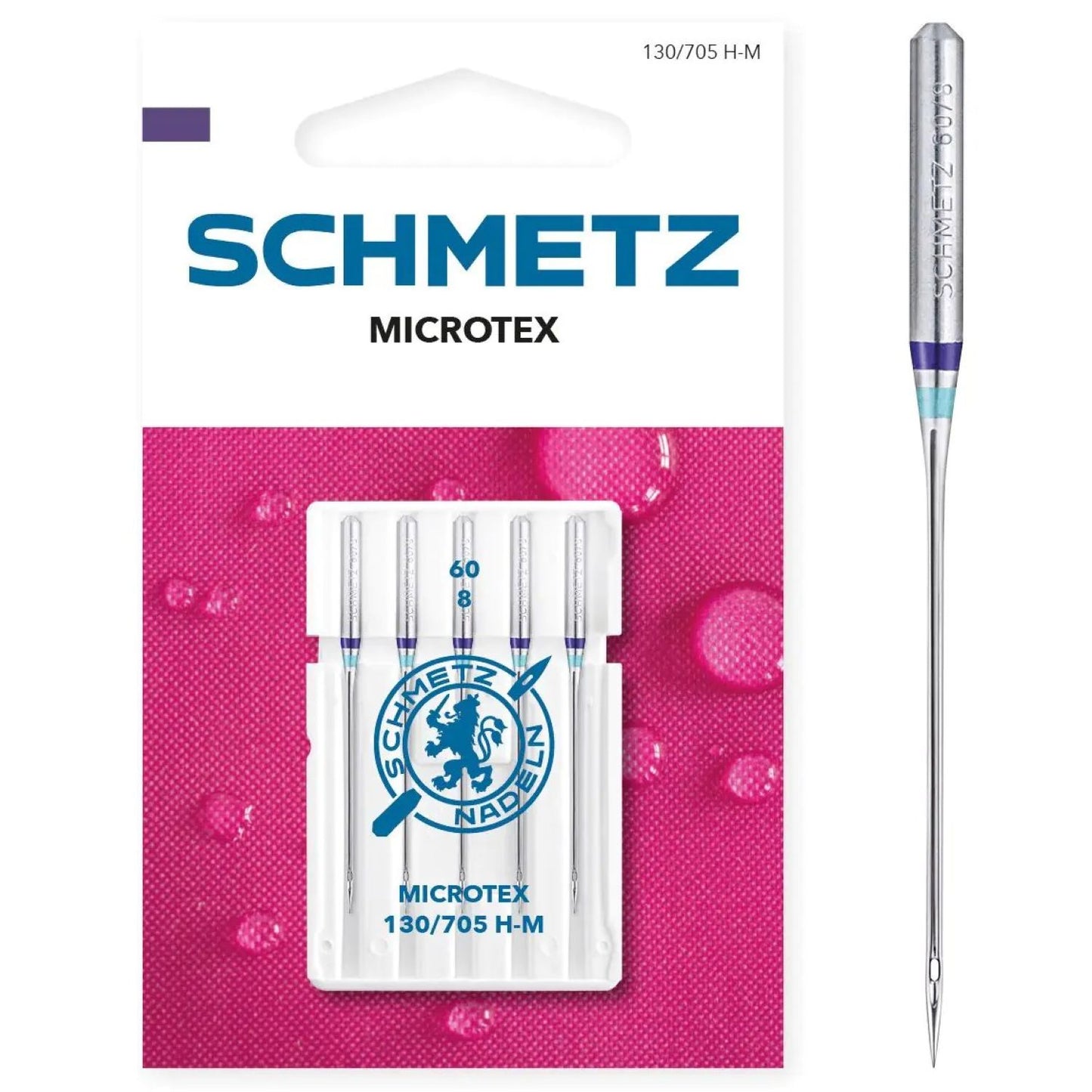 Schmetz Microtex Sewing Machine Needles Size 60