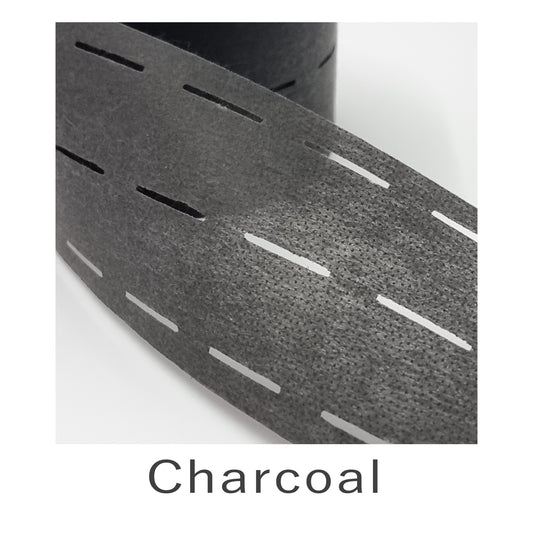 Slotted Waistband Fusible Interlining Charcoal
