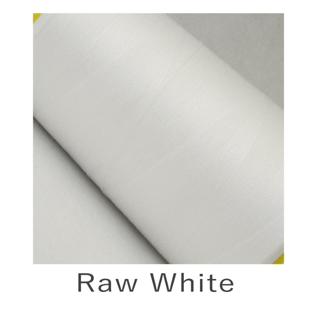 120 Overlocking Thread Raw White