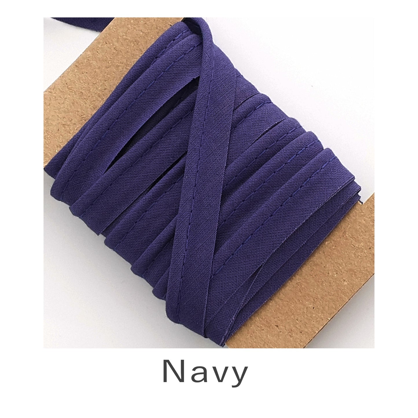 2mm Insert Cotton Bias Piping Cord Navy
