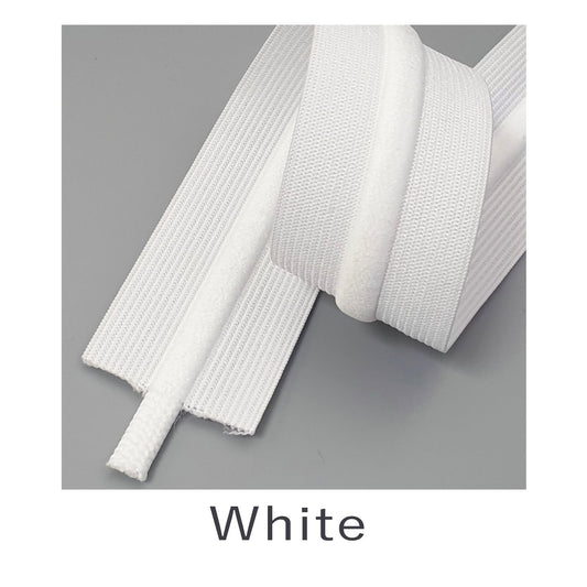 38mm Drawcord Waistband Elastic White