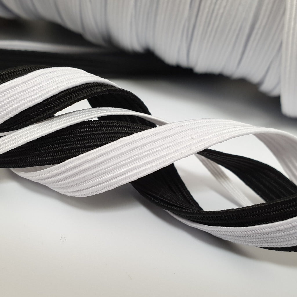 Dritz Braided Elastic, 1/4 Inch Wide X 3 Yards Long - White, Polyester & Rubber For Sewing & Crafting