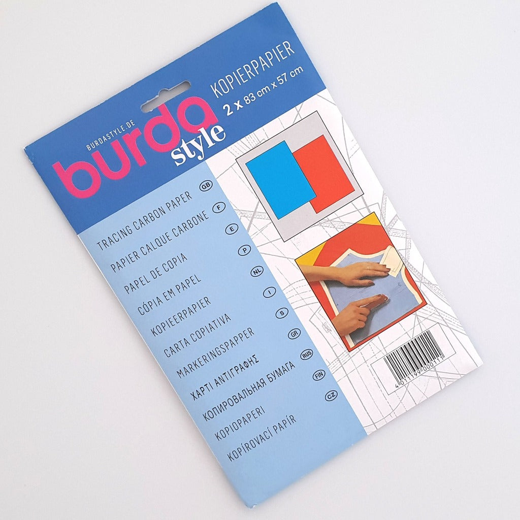 Burda Tracing Carbon Paper, Blue and Red