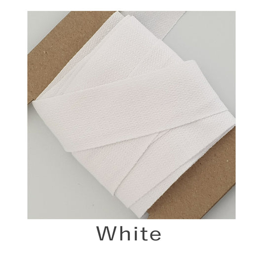 Cotton Twill Tape White