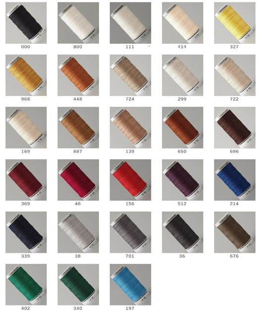 Gutermann Extra Strong Thread 100m Shade Card