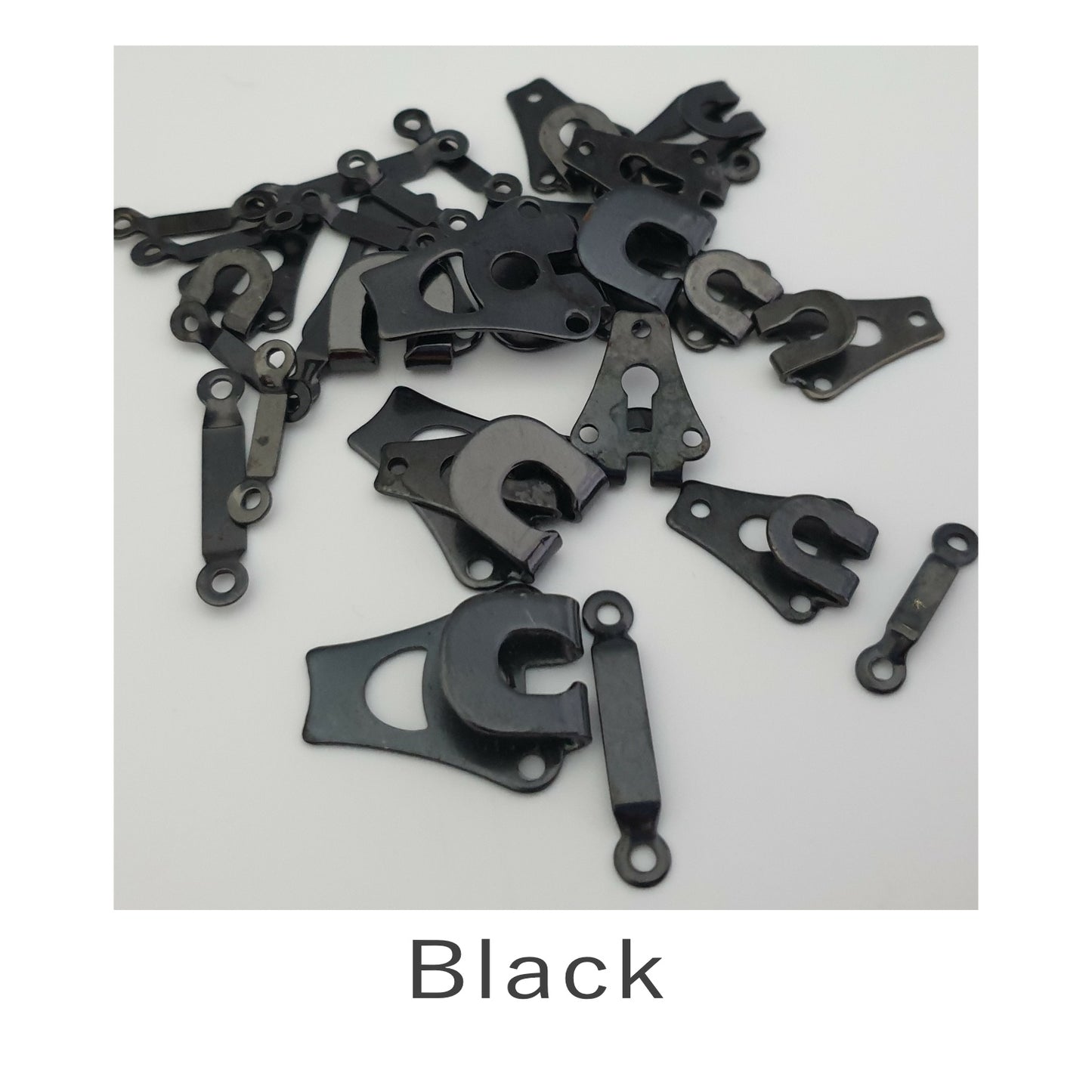 Hook and Bar Fasteners Black