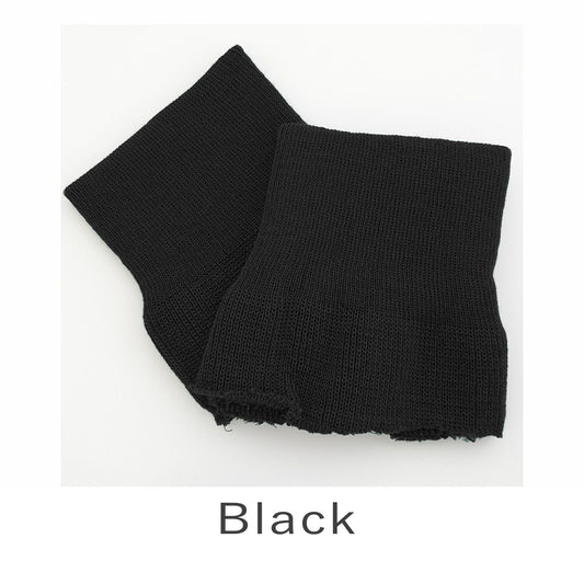 Knitted Polyester Sleeve Cuffs Black