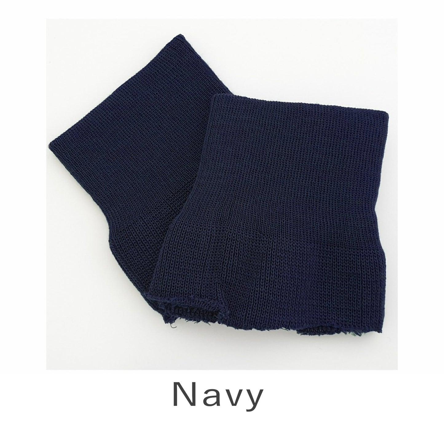 Knitted Polyester Sleeve Cuffs Navy