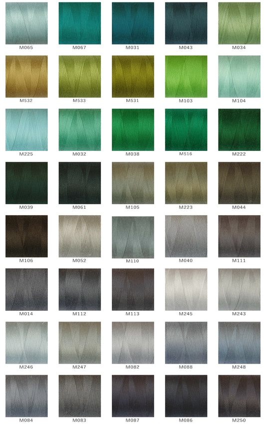 Moon Thread Green and Grey Shades