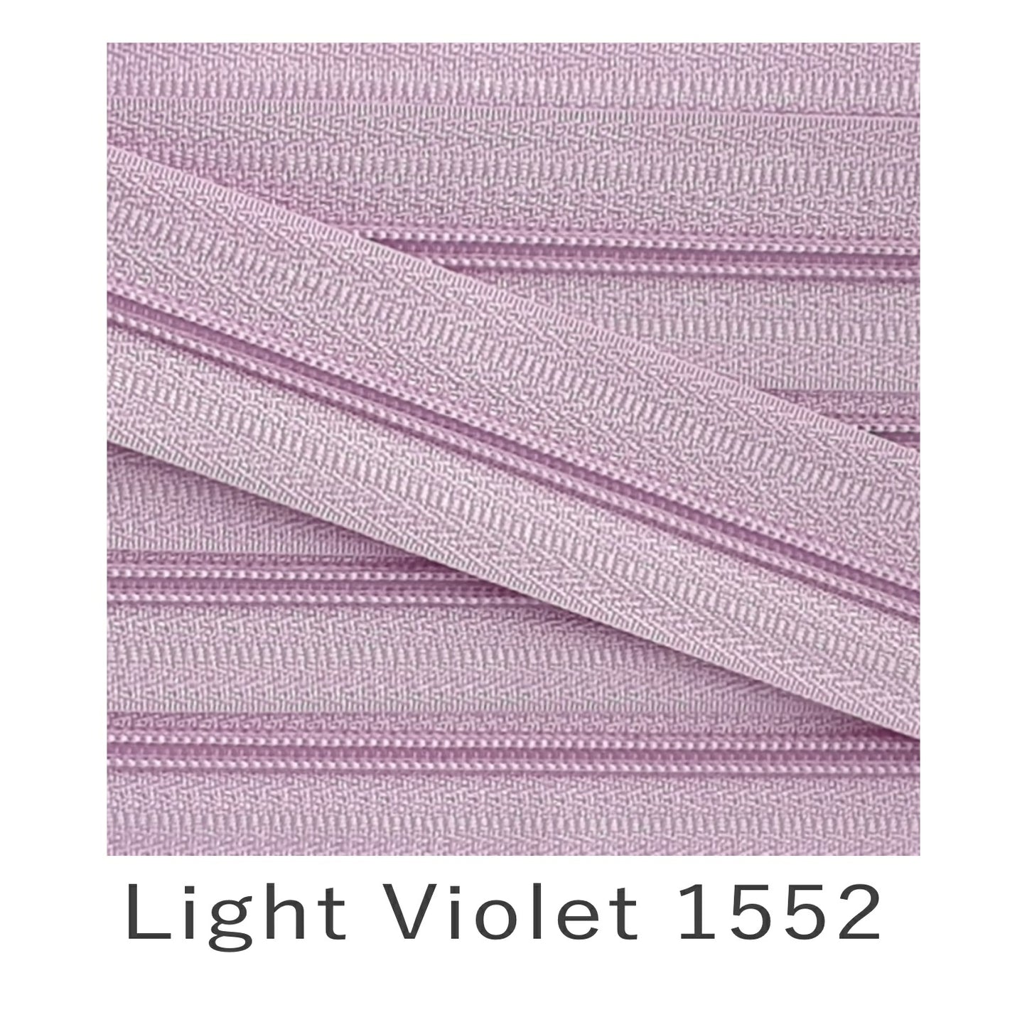 No.3 Continuous Zip Tape Light Violet 1552