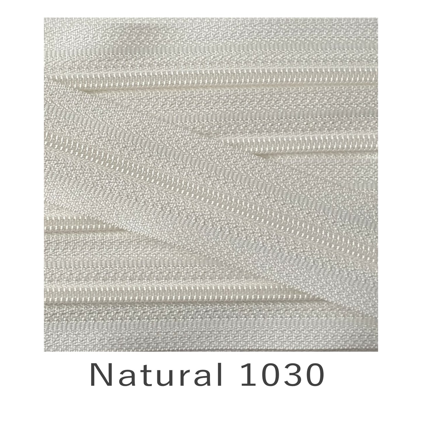 No.3 Continuous Zip Tape Natural 1030