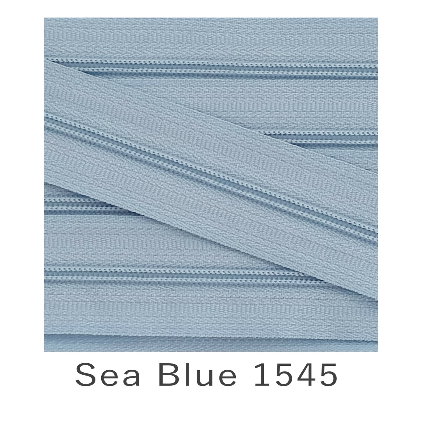 No.3 Continuous Zip Tape Sea Blue 1545