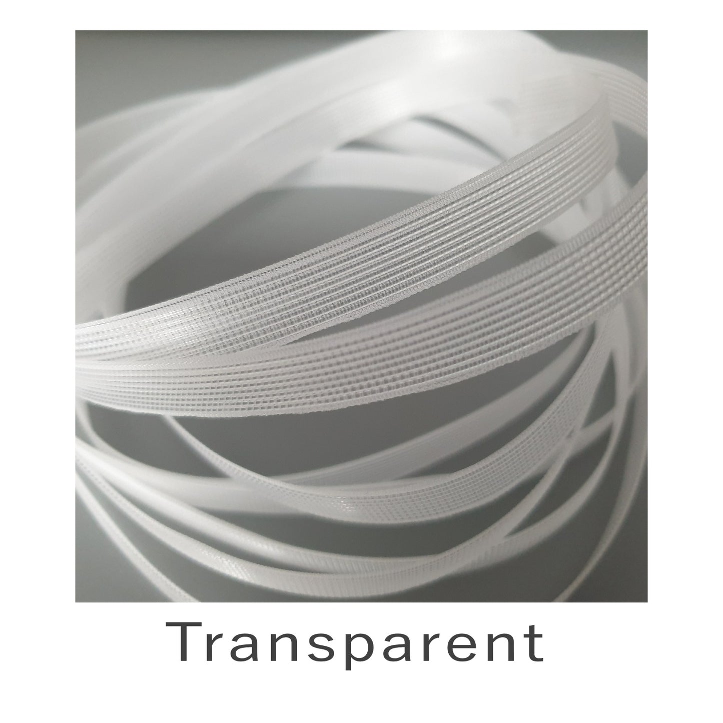 Rigilene Polyester Boning Transparent