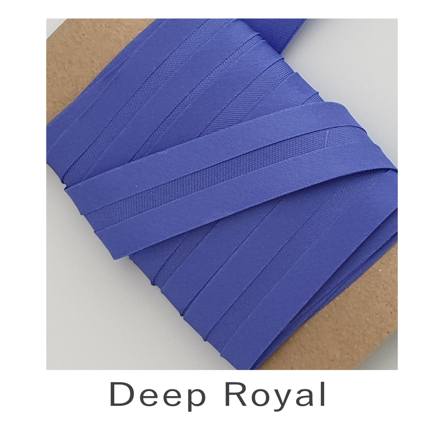 Acetate Satin Bias Binding Deep Royal