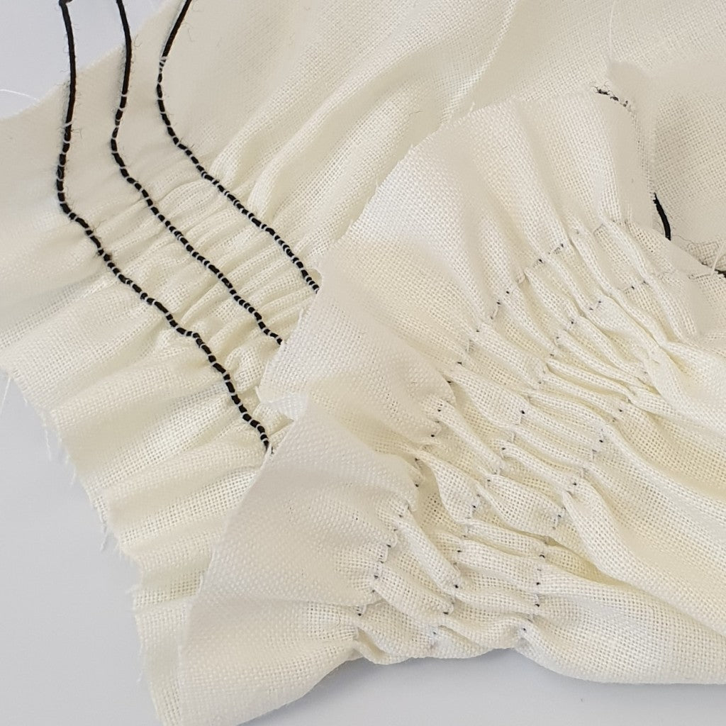 Shirring Elastic Stitched Example