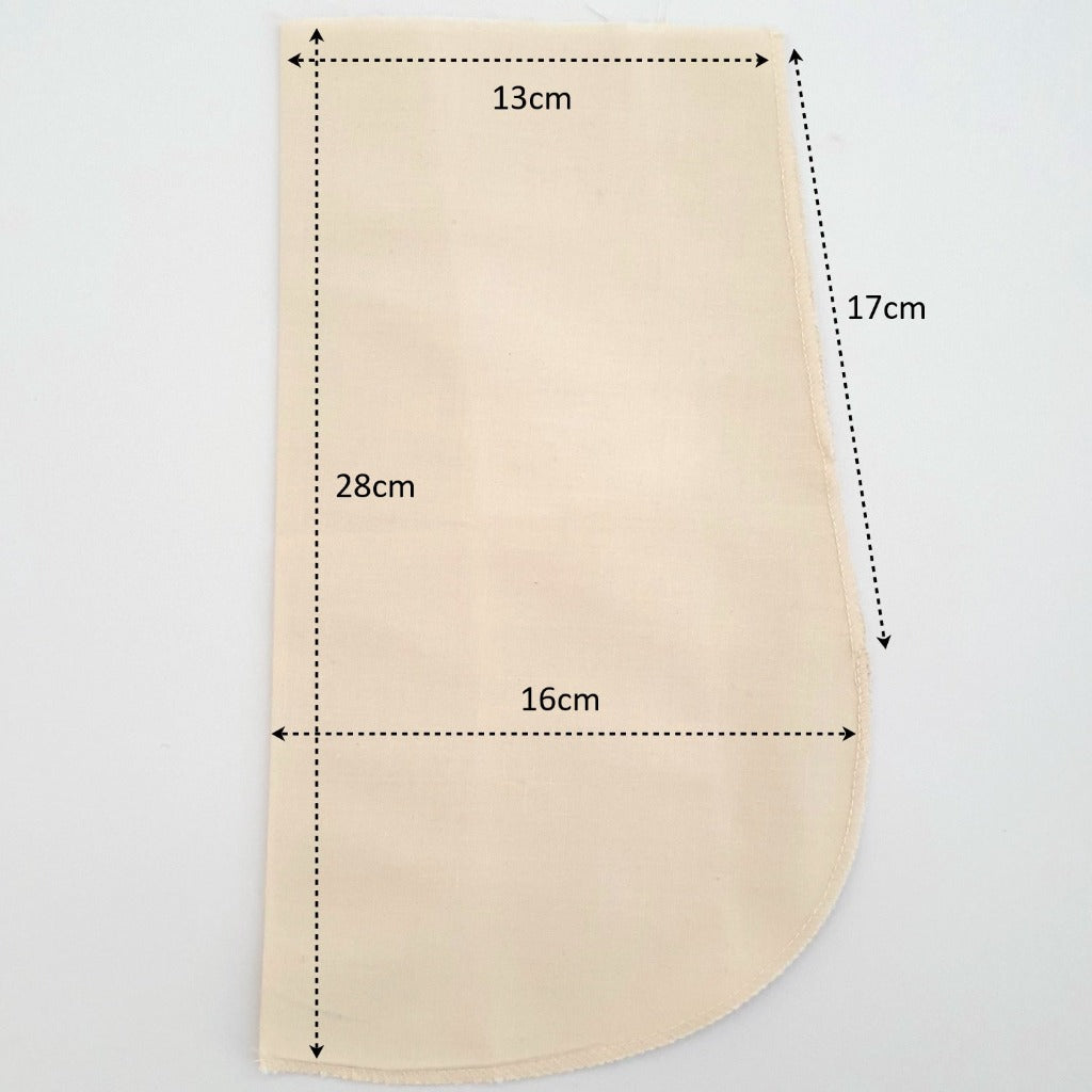Cotton Replacement Trouser Pocket Dimensions