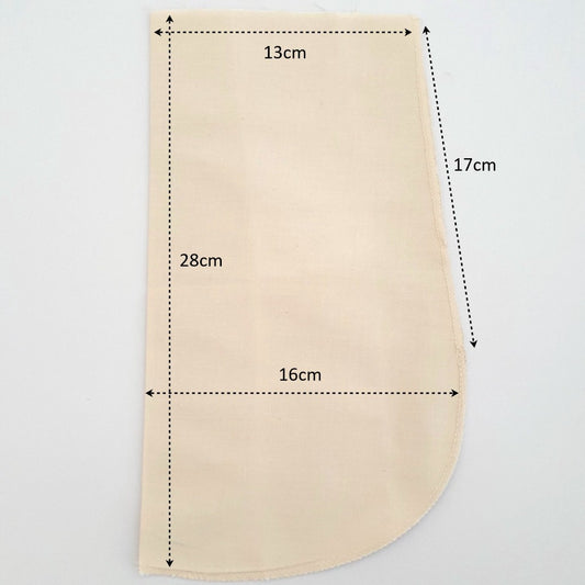 Cotton Replacement Trouser Pocket Dimensions