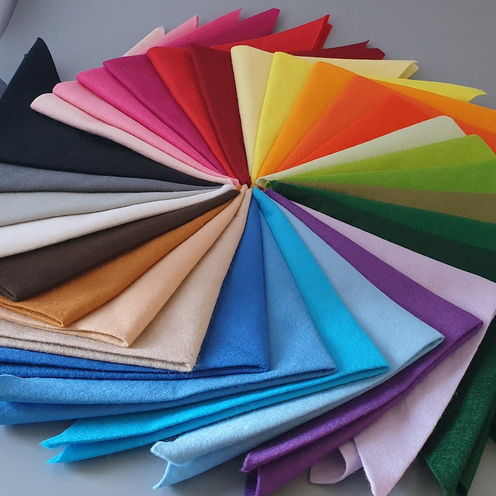Wool/Viscose Felt - 12" x 12"