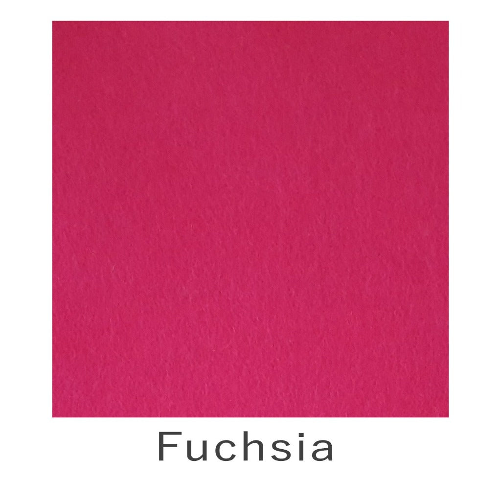 Wool Viscose Felt Fuchsia