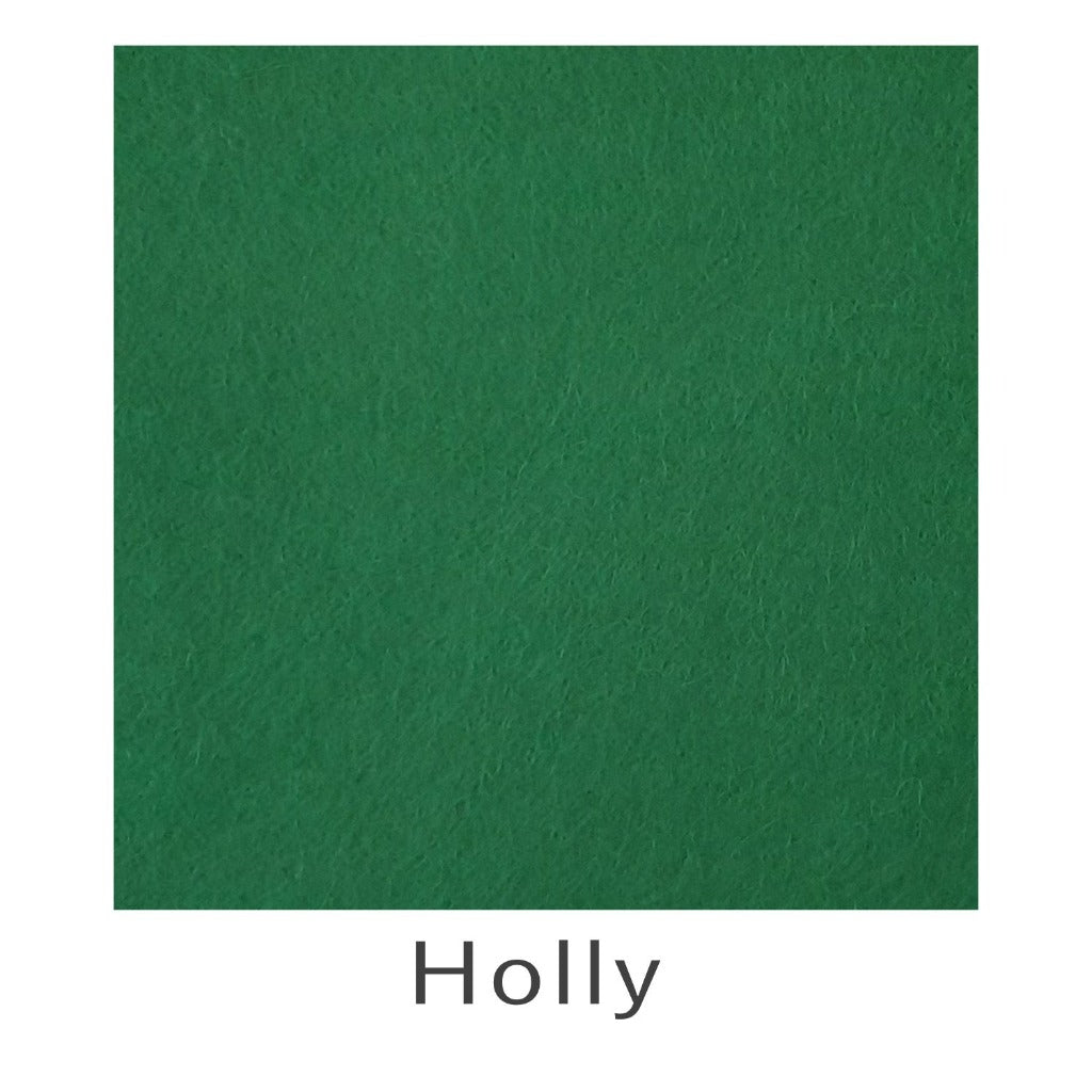 Wool Viscose Felt Holly
