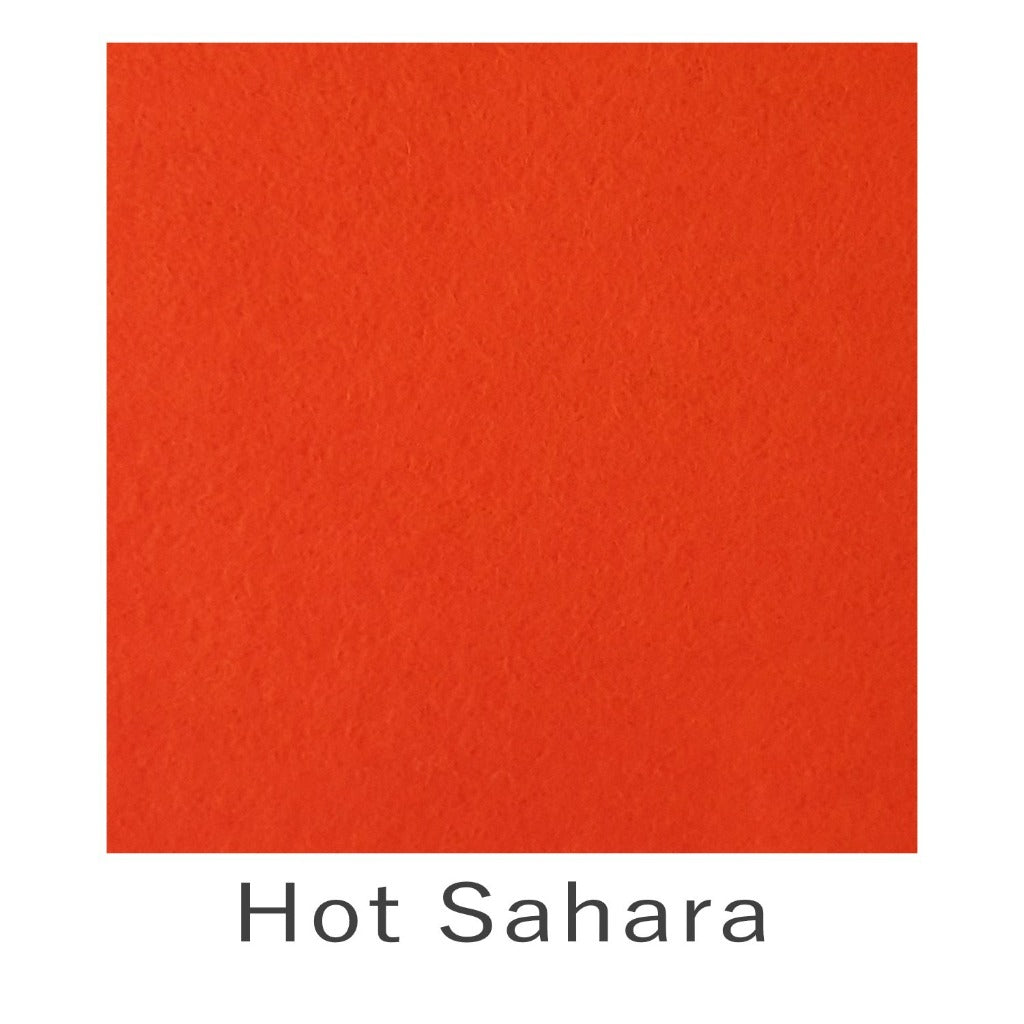 Wool Viscose Felt Hot Sahara