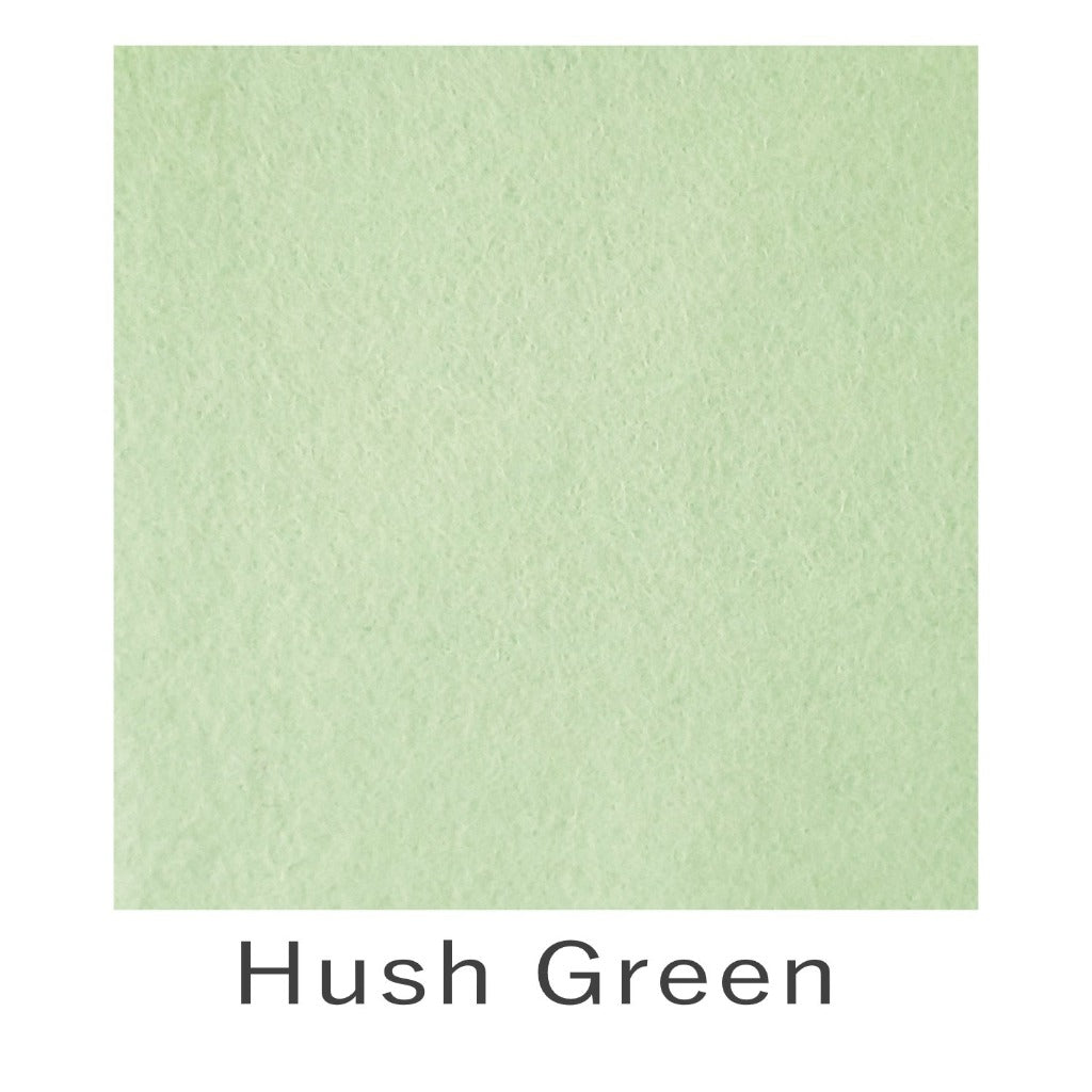 Wool Viscose Felt Hush Green