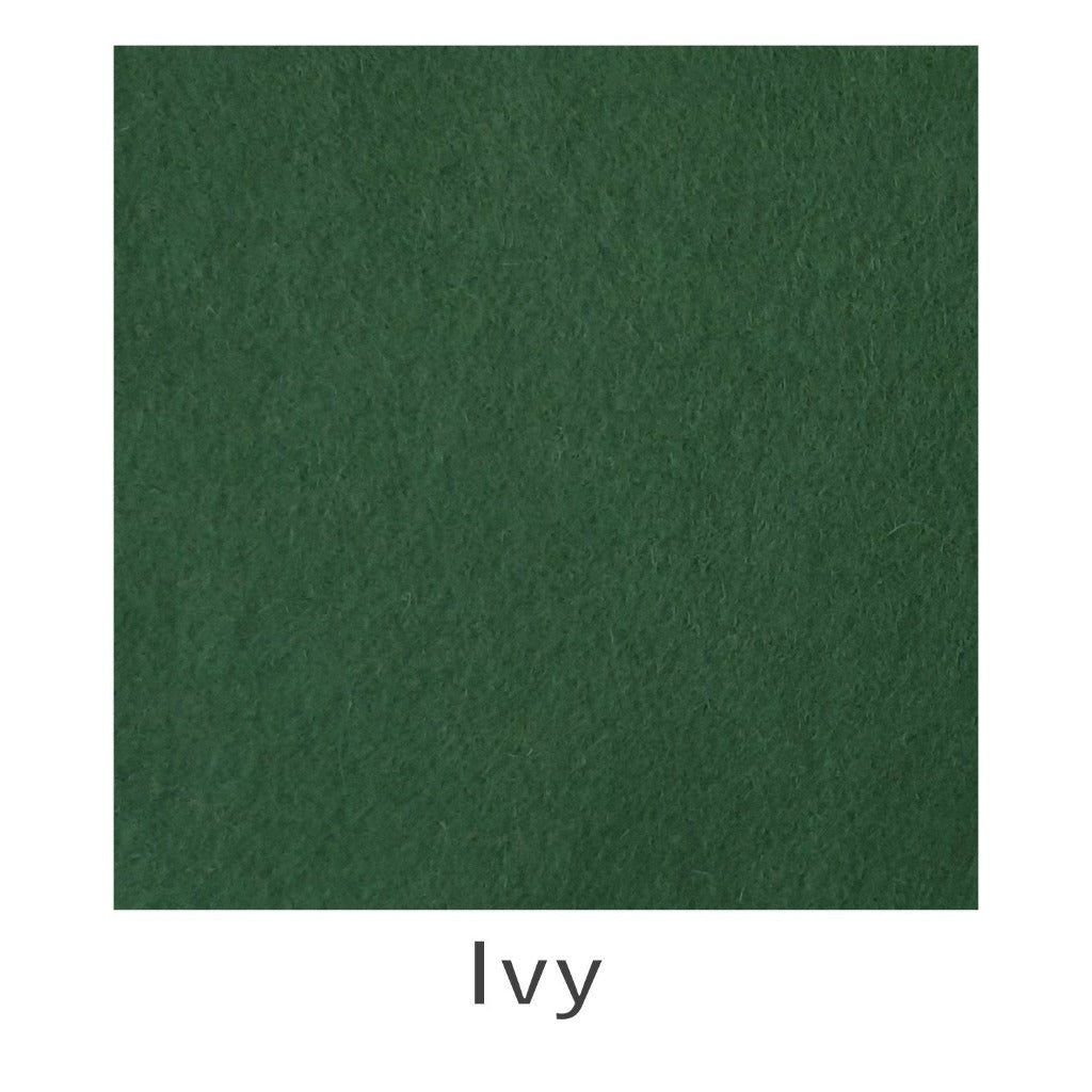 Wool Viscose Felt Ivy