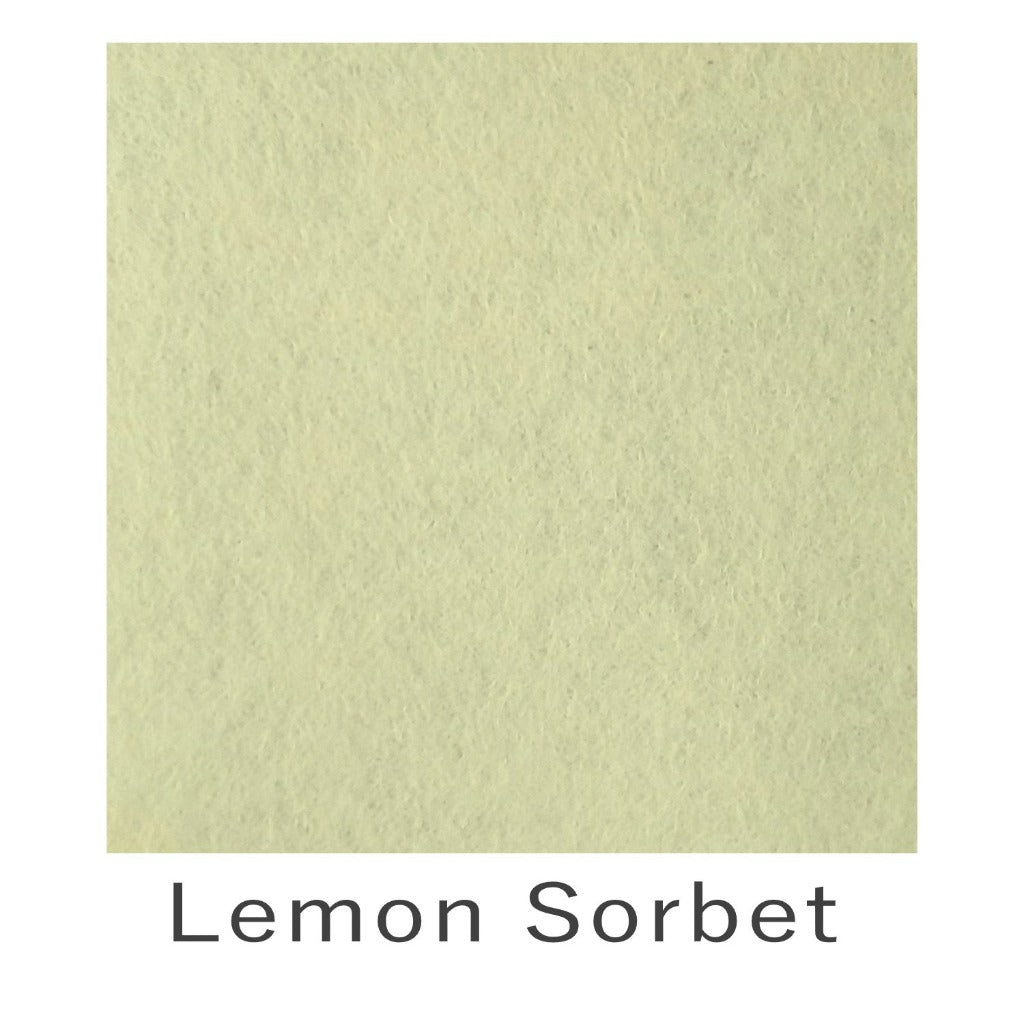 Wool Viscose Felt Lemon Sorbet