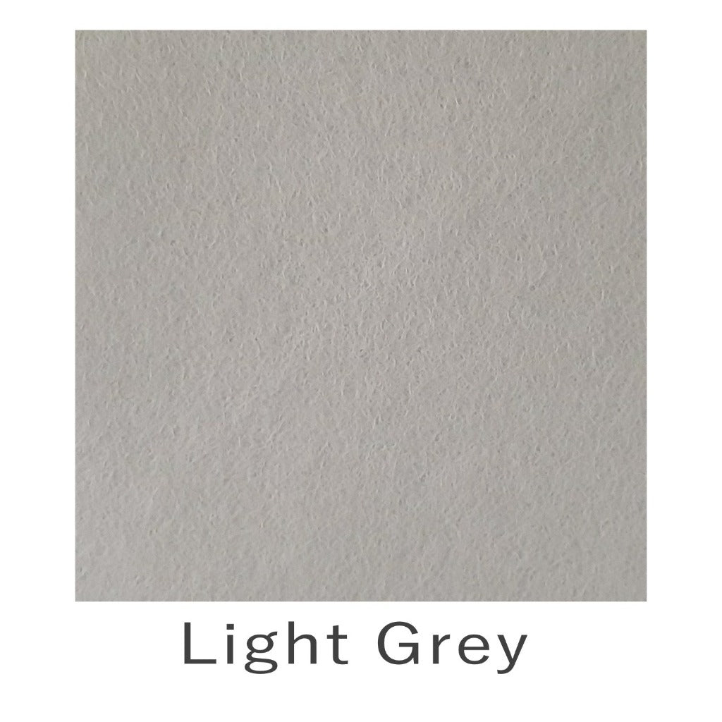 Wool Viscose Felt Light Grey