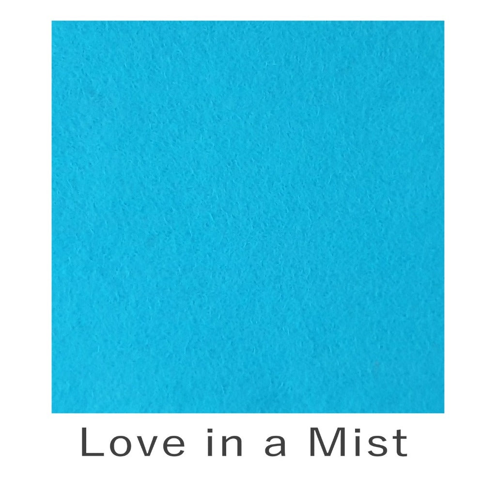 Wool Viscose Felt Love in a Mist