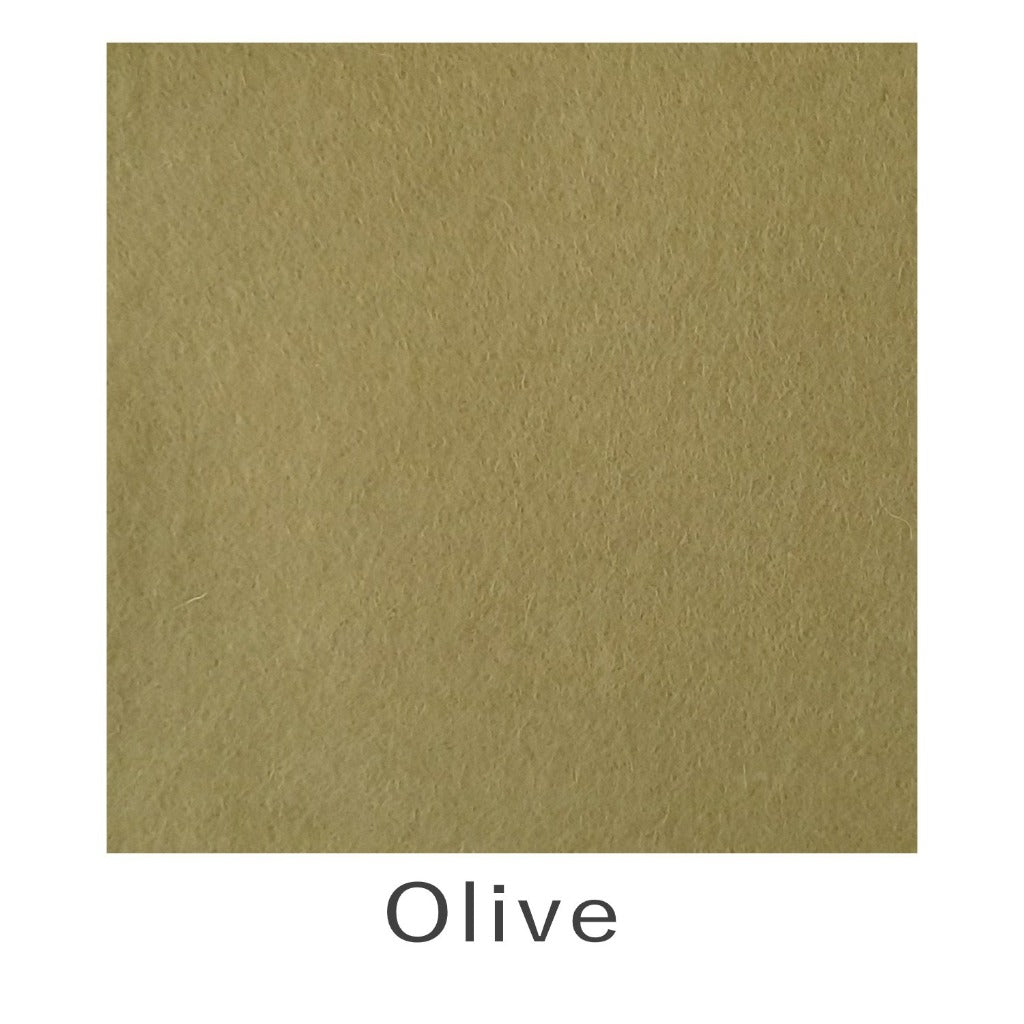 Wool Viscose Felt Olive