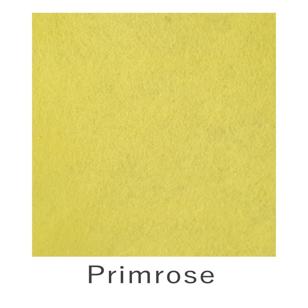 Wool Viscose Felt Primrose