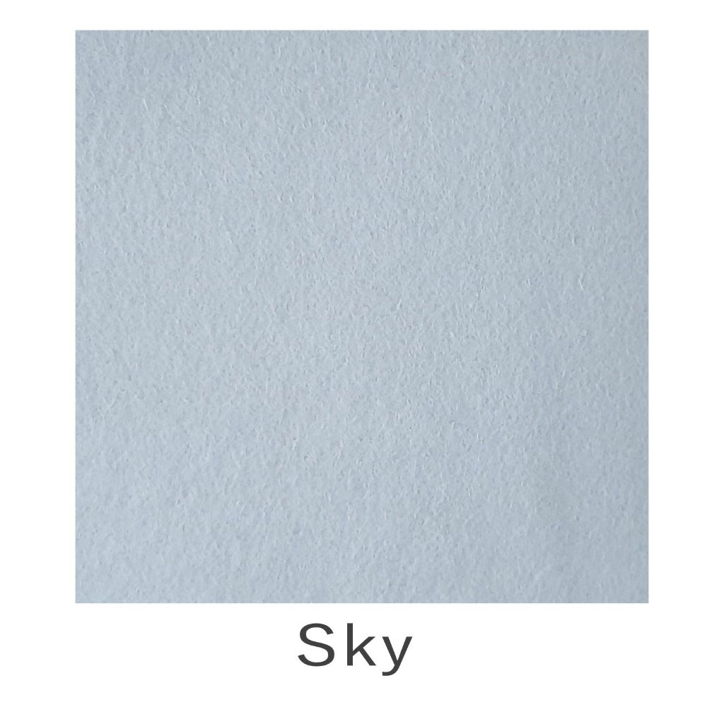 Wool Viscose Felt Sky