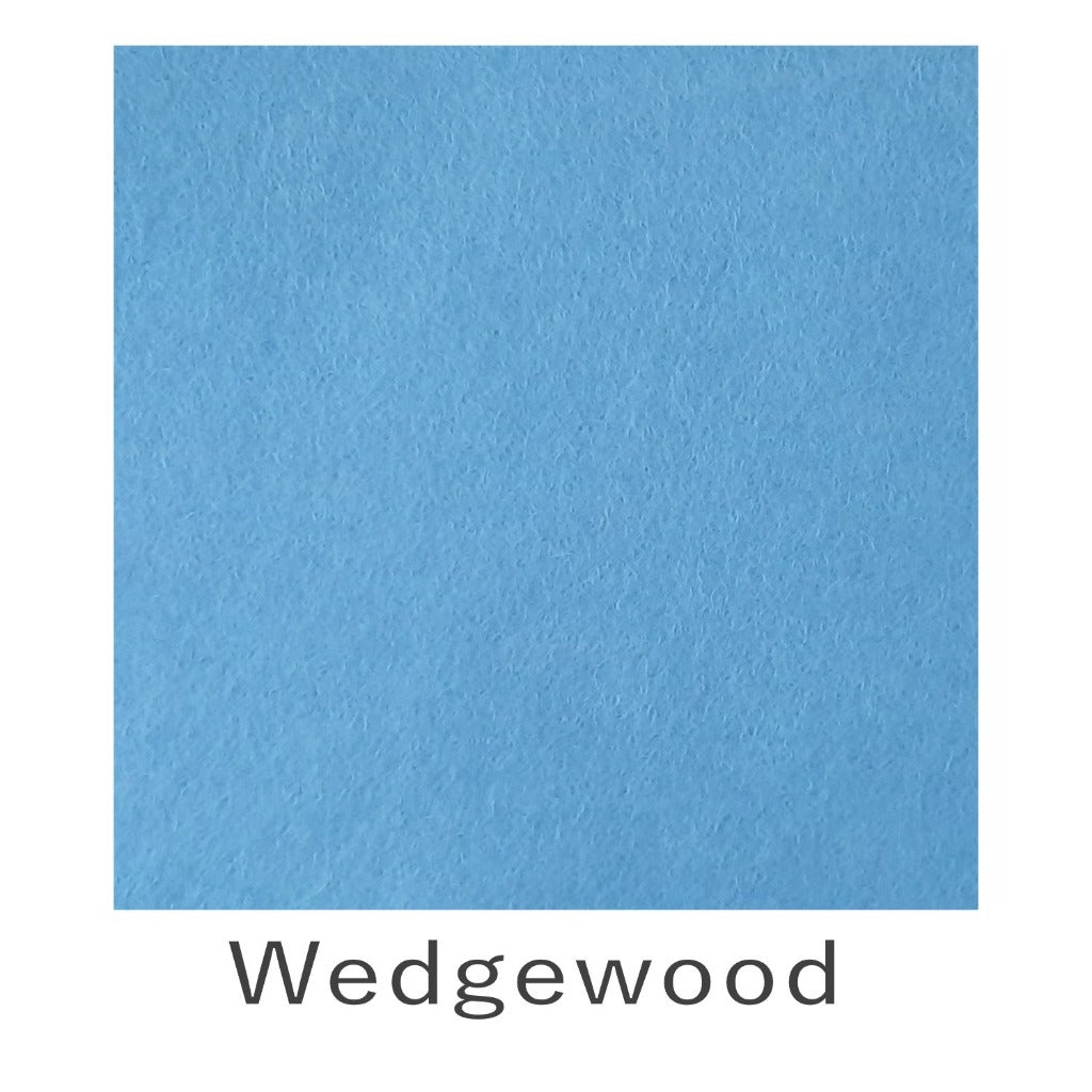 Wool Viscose Felt Wedgewood