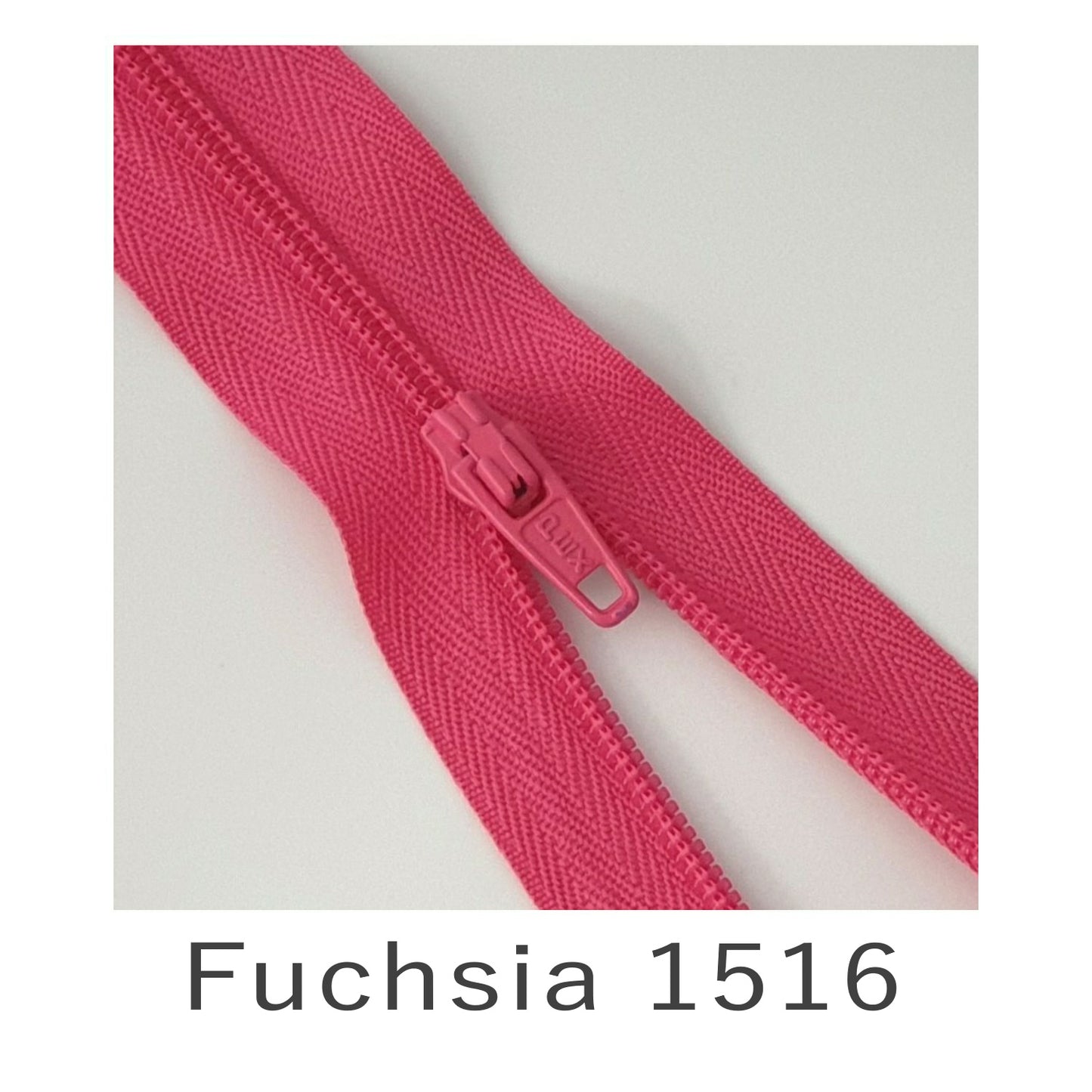 Closed End Zip Fuchsia 1516