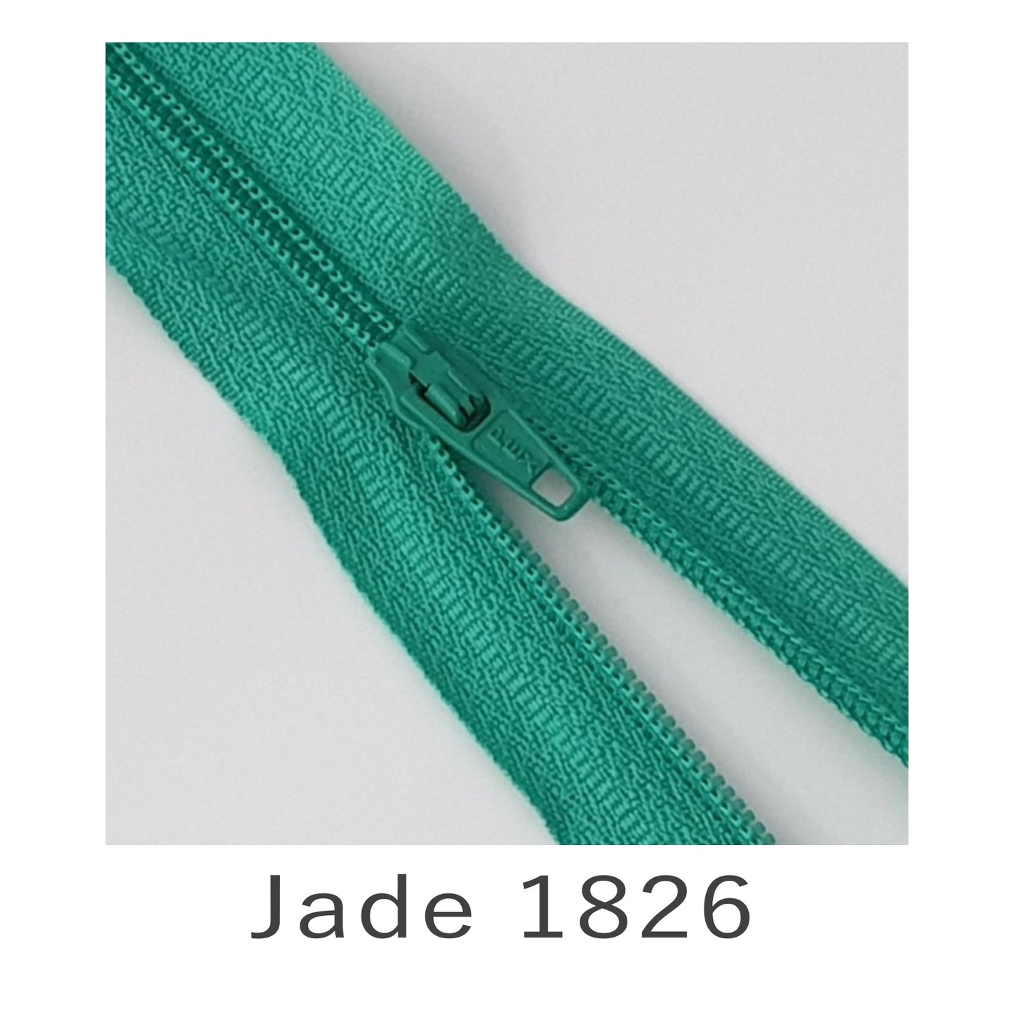 Closed End Zip Jade 1826