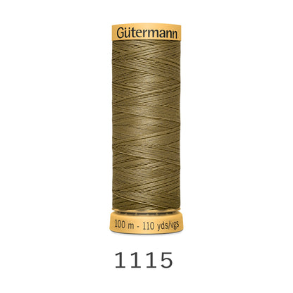 Gutermann Natural Cotton Thread 100m 1115