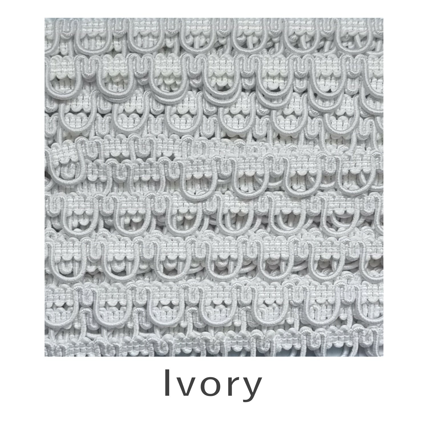 Nortexx Elasticated Button Looping Ivory