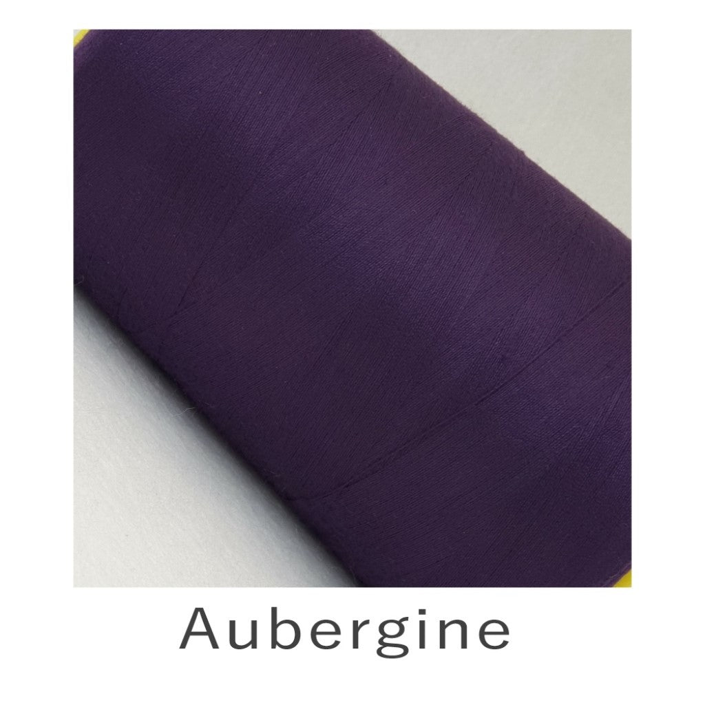 120 Overlocking Thread Aubergine