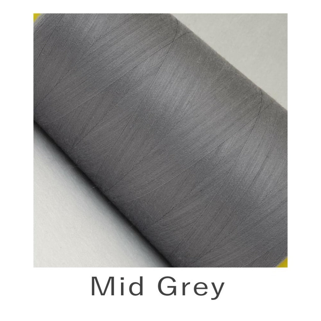 120 Overlocking Thread Mid Grey