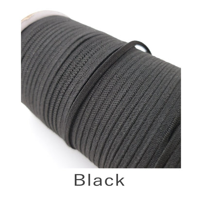 3mm Knitted Elastic - Black