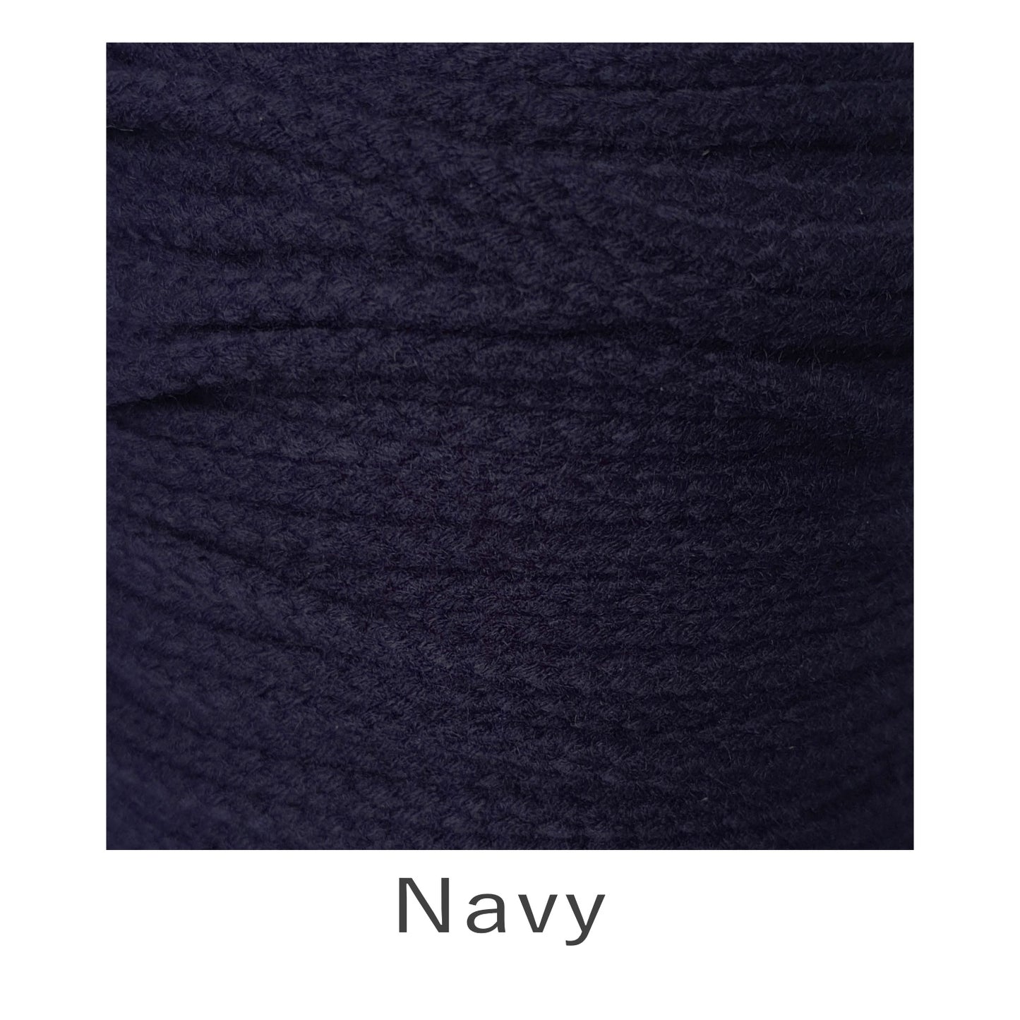 5mm Braided Drawstring Cord Navy