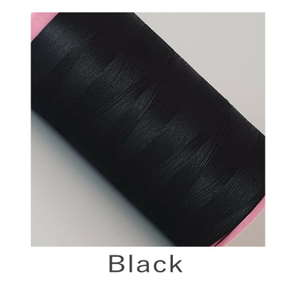 80 Bulked Polyester Thread Black