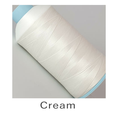 80 Bulked Polyester Thread Cream