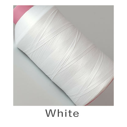 80 Bulked Polyester Thread White